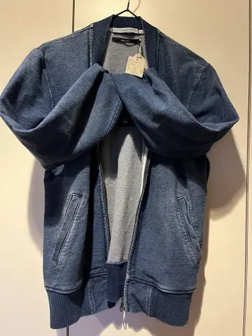 집업 데님 부드러운