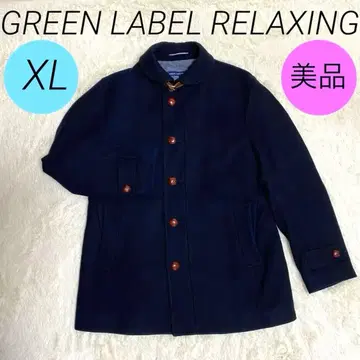 그린 레이블 릴랙싱 네이비 코트 XL 빅 사이즈 울