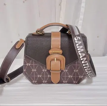 SAMANTHAVEGA Hexagon 모노그램 숄더백