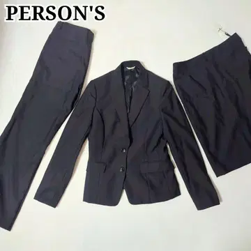 [PERSON'S 퍼슨즈] 3세트 수트 셋업 블랙