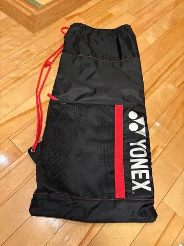 YONEX 라켓 백 블랙/빨간색