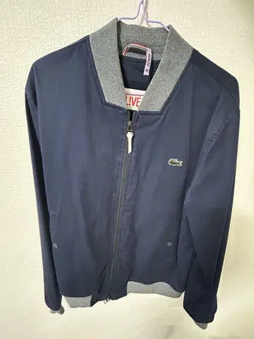 [ 클리닝 완료 ] LACOSTE MA-1 52 사이즈 네이비