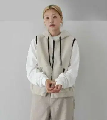 시마무라 hideka 보아 후디 베스트 M 사이즈