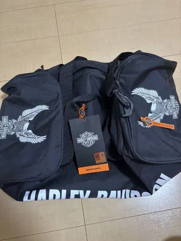 Harley Davidson 블랙 보스턴 백 백팩