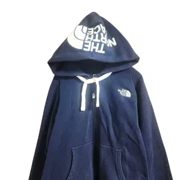 [ THE NORTH FACE ] 로고 후드티 네이비 M 집업