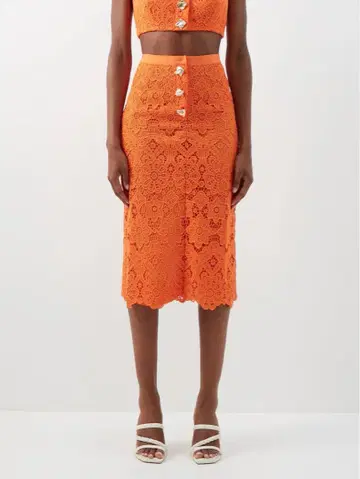 self portrait 롱 스커트