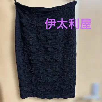 이타리야 블랙 타이트 스커트 9호
