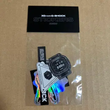 XG G-SHOCK 구매 혜택 스티커 2점