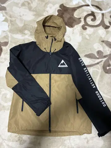 유루캠 마운틴 파카 베이지/블랙