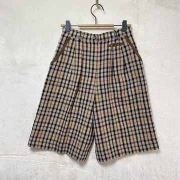 새상품급 DAKS-LONDON 2턱 하프 팬츠 / 닥스 체크