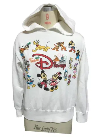 도쿄 디즈니 리조트 Team Disney 후드티 S 사이즈 속기모