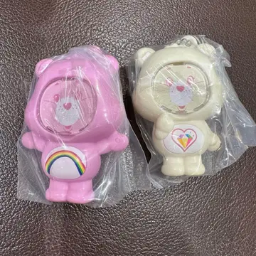 케어베어 사진 프레임 마스코트 화이트 핑크