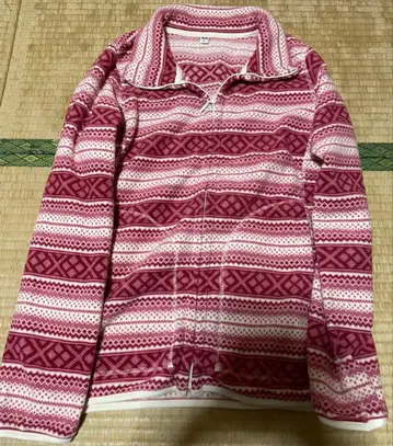 UNIQLO 플리스 자켓 XL 핑크 계열