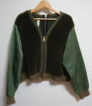 리즈레이 MA-1 보아 이소재 자켓 아우터 밀리터리