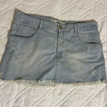 Zara Woman 데님 미니 스커트