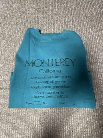 MOUSSY 몬테레이 프린트 맨투맨