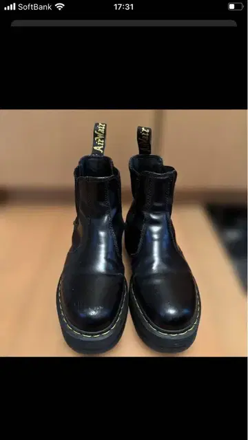 Dr.Martens 닥터마틴 블랙 사이드 고어 부츠