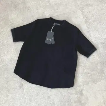 미사용 새상품 ZARA 자라 반팔 니트 스웨터 블랙