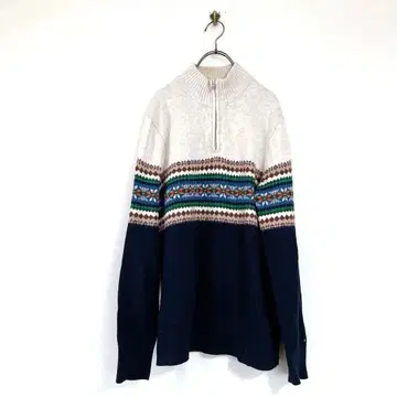 [ TOMMY HILFIGER ] 타미힐피거(L) 니트 하프 지퍼