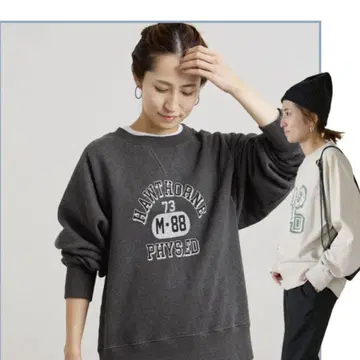 haru x FRAMeWORK 프레임워크 빈티지 프린트 맨투맨