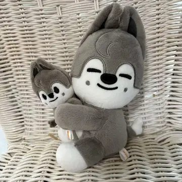 skzoo 울프짱 마그넷 세트 네이비 봉제 인형