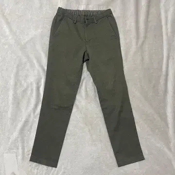 UNITED ARROWS 슬림핏 팬츠 남성용 S 올리브