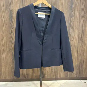 그린 라벨 릴랙싱 노카라 자켓 네이비