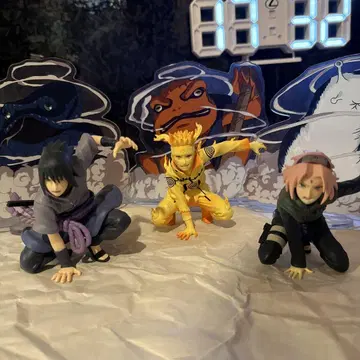 새로운 삼 NARUTO 나루토 돌풍전 나루토 사스케 사쿠라 피규어
