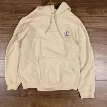 Color at against 오리지널 후드티 베이지 사이즈 L