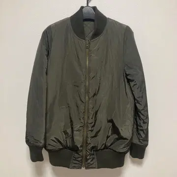 [ CECIL McBEE ] MA-1 카키 자켓 아우터 리버서블