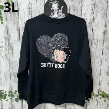 베티 붑 큐빅 속기모 트레이닝복 하트 반짝반짝 블랙 베티