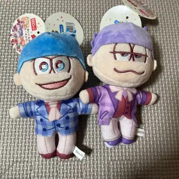 새상품 캔두 오소마츠 6쌍둥이 봉제 인형 키링 카라마츠 잇치