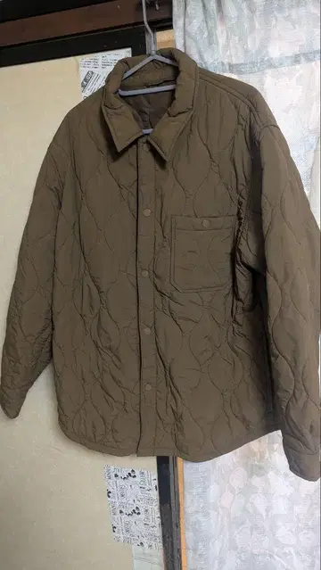 히트 패디드 퀼팅 블루종 XL