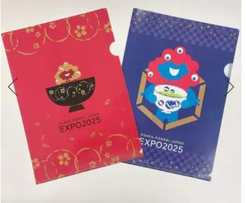 EXPO2025 미야쿠미야쿠 클리어 파일 일본풍 패턴