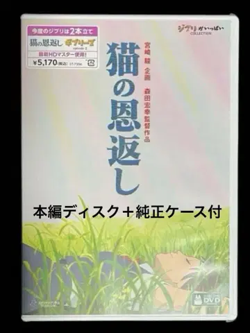 고양이의 보은/기브리즈 DVD 본편 디스크 + 정품 케이스 포함