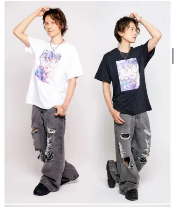 KENN KINGLYMASK 콜라보 T셔츠 미개봉 블랙