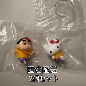 짱구는 못말려(크레용 신짱) 헬로키티 산리오 나라붕데스 2개 세트