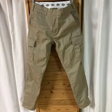 Dickies 베이지 카고 팬츠 복수 포켓