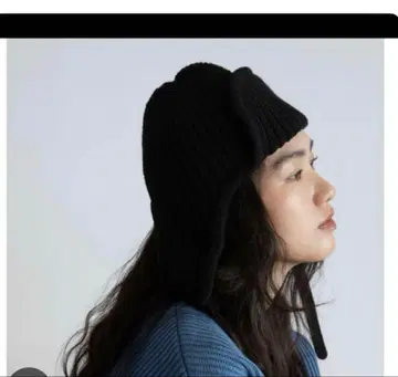 SeaRoomyinn 플라이트 니트 캡 블랙
