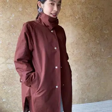 최종 가격 인하!! zu 브랜드 MEER. 발칼라 코트 버건디