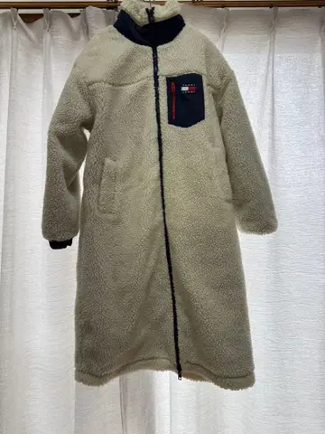TOMMYJEANS 보아 자켓 리버서블 롱 코트
