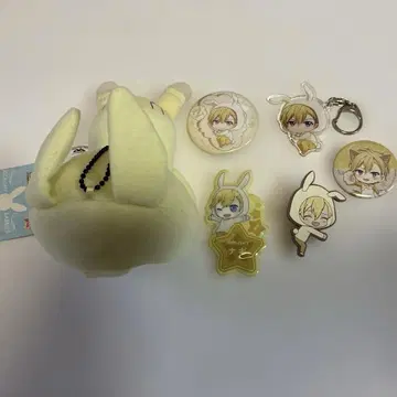 아이돌리쉬 세븐 로쿠야 나기 토끼 후드티 굿즈 세트