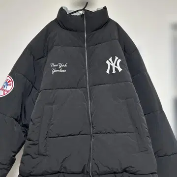 뉴욕 양키스 다운 자켓 블랙