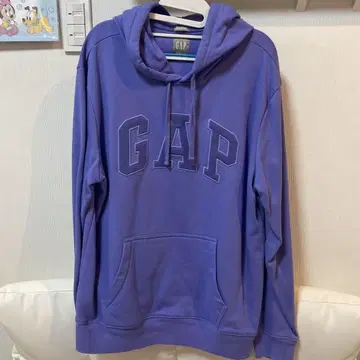 GAP 퍼플 후드 부착 후드티