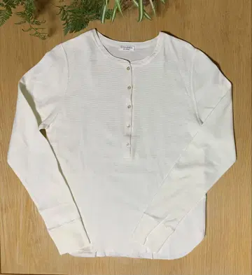 VERMEIL par iena 일본제 헨리넥 cotton 셔츠