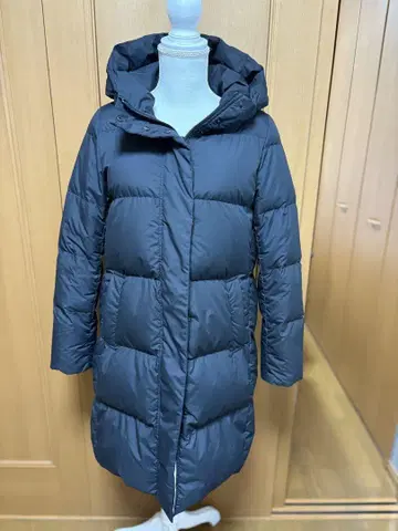 컨디션 최상 MUJI 롱 다운 블랙 L