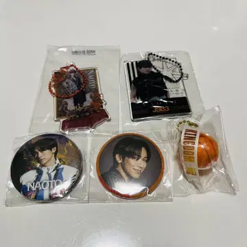 NAOTO JSB 3 아크릴 키링 캔뱃지 5종 세트