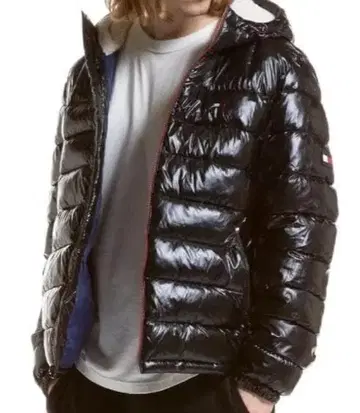타미힐피거/퍼퍼 자켓/후드 보아 안감/SIZE XL
