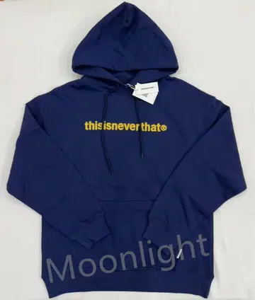 thisisneverthat 네이비 후드 부착 후드티