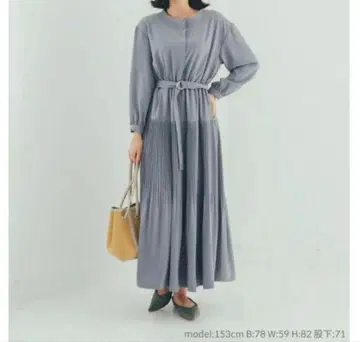 [착용 2회] cohina 드레이프감 제거 플리츠 원피스 a 작은 키